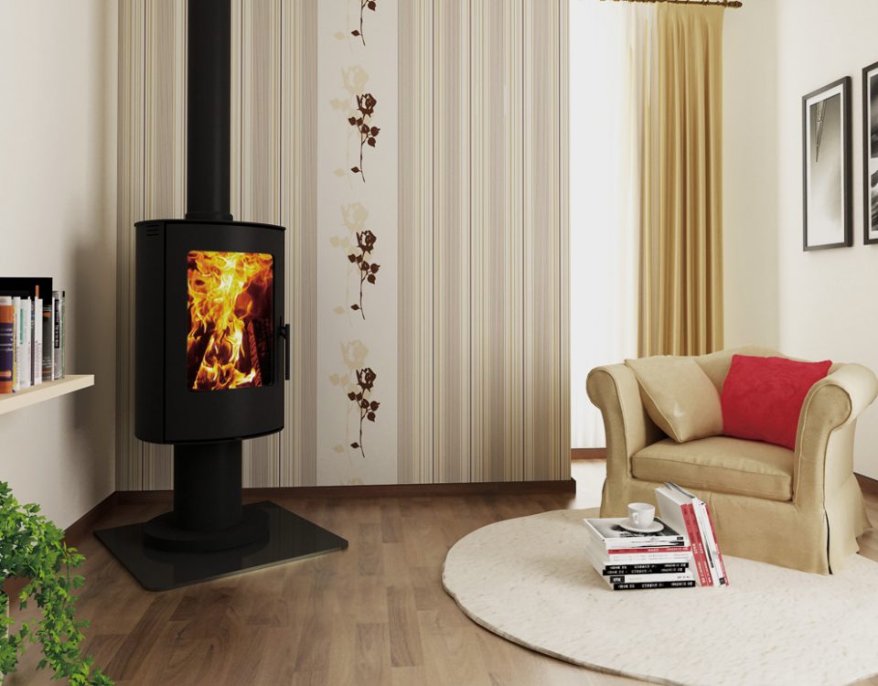 cosmo pedestal fireplace